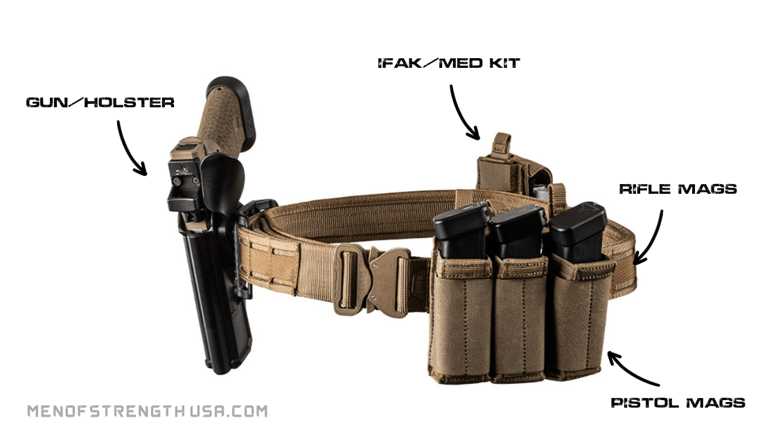 battle belt setup info pic