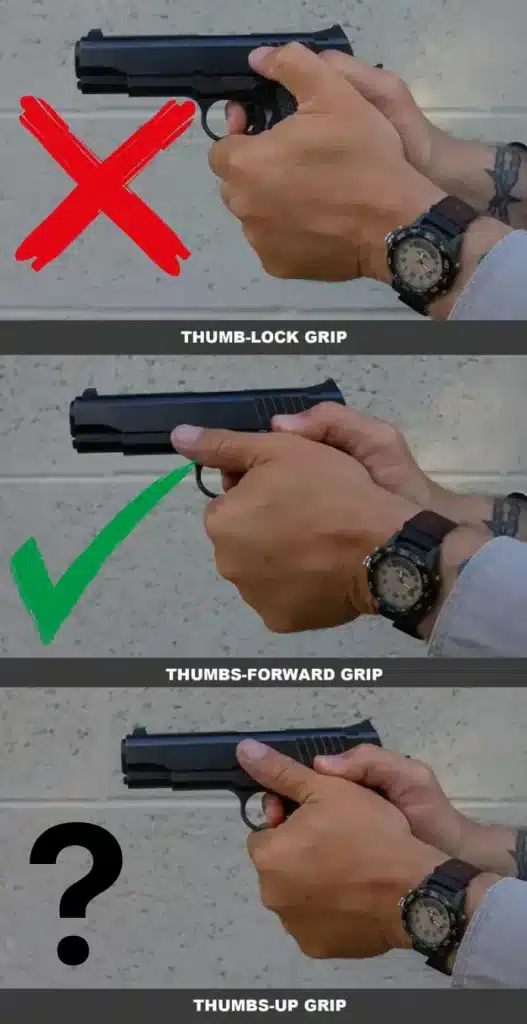 Proper Handgun Grip: How to Hold a Pistol for Accuracy 3 how to hold a pistol